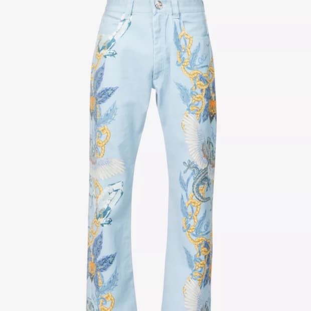 블루마블 데님팬츠