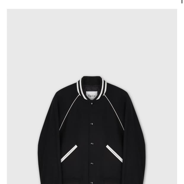 타일레 스태디움 재킷 블랙 2 사이즈