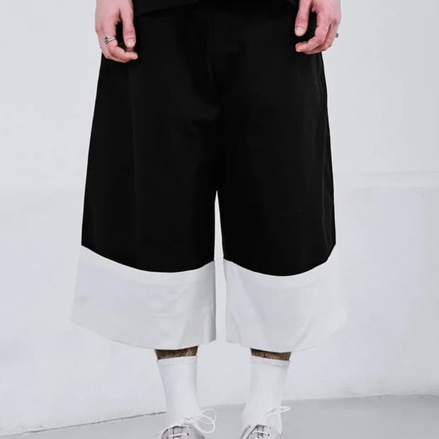 라멀마메종 롤업 카프리팬츠 블랙 