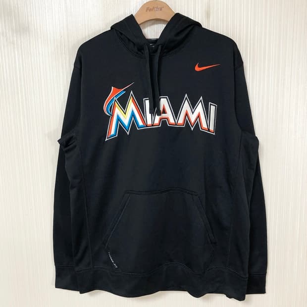 MLB 나이키 마이애미말린스 풀오버 후드티셔츠 M(해외)