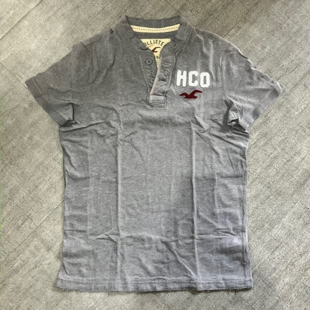 Hollister 홀리스터 핀터깔y2k 올드스쿨아메카지 반팔카라티셔츠