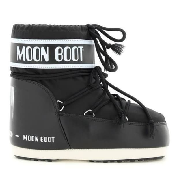 문부츠 36-38 아이콘 로우 나일론 부츠 블랙