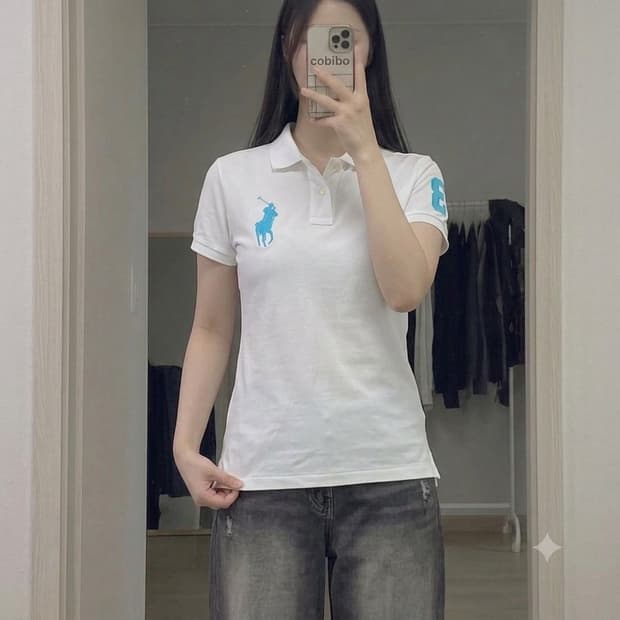 폴로 랄프로렌 빅포니 하늘 L 착샷