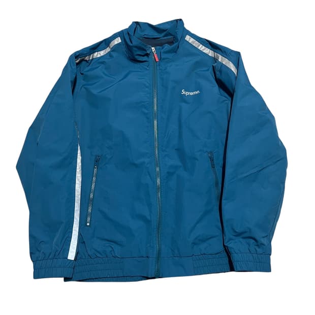 슈프림 리플렉티브 블루 바람막이