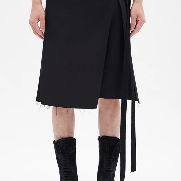 [M/L] ANN DEMEULEMEESTER MANE 스커트