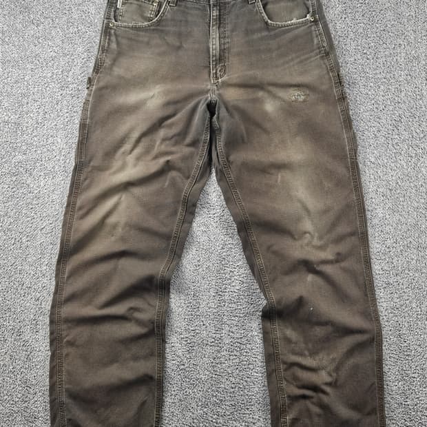 칼하트 리페어 덕캔버스 카펜터 워크 팬츠 (36 X 34) / 11306