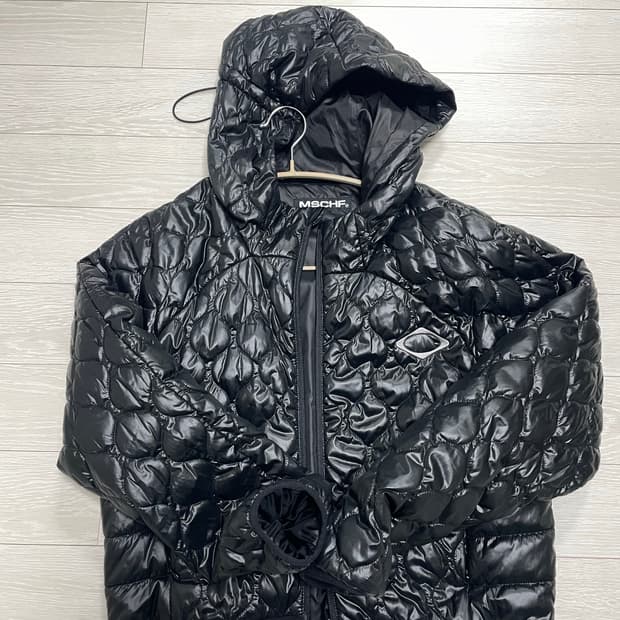 미스치프 롬버스 퀄팅 패딩 m