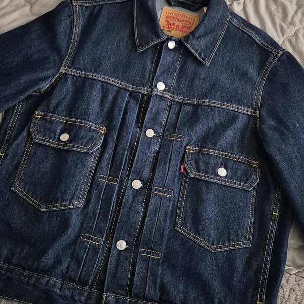 리바이스 타입2 트러커자켓 인디고 M