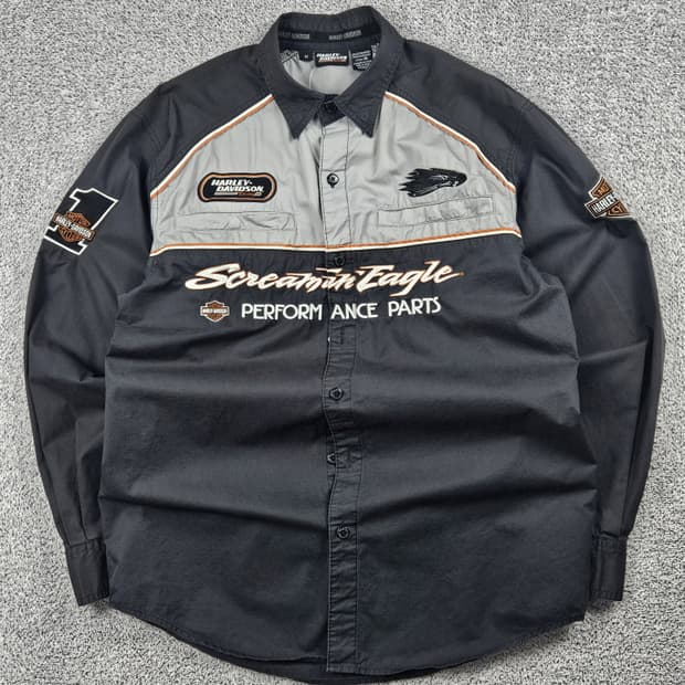 할리데이비슨 스크리밍 이글 퍼포먼스 파츠 셔츠 ( M ) / 10475