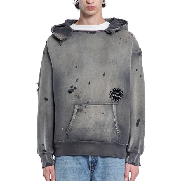 세인트미카엘 더블 페이스 후디 L