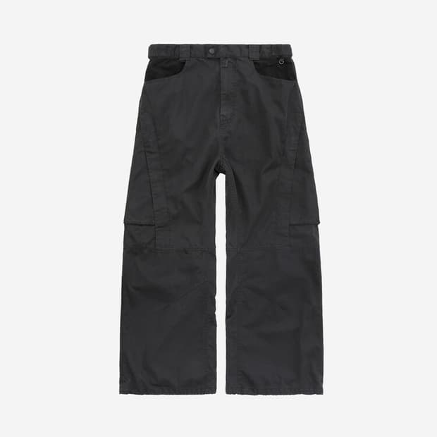 4) 폴리테루 보더 팬츠 다크네이비