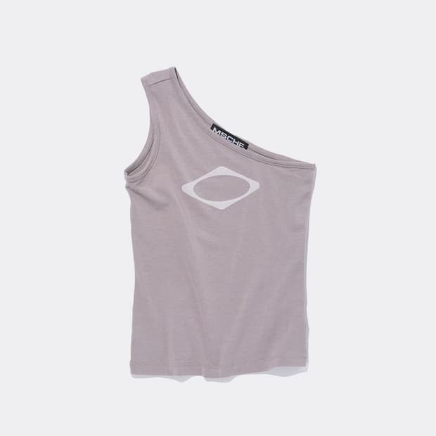 미스치프 원숄더 탑 페일 바이올렛