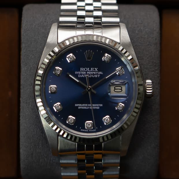 롤렉스 데이저스트 16014 청판 다이아 시계