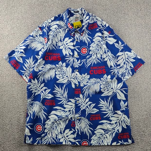 MLB 알로하베이스볼 하와이안 반팔 셔츠 ( 2XL ) / 12867