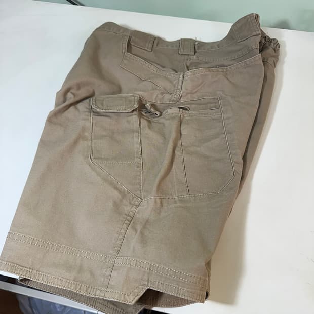 L-XL 빈티지 딥베이지 코튼 자크카고 쇼츠 반바지