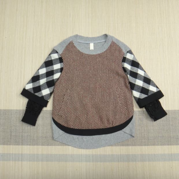 (44) 오즈세컨 O 2nd 울혼방 라운드넥 니트