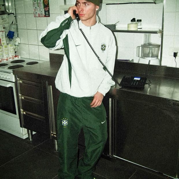 브라질 축구 국대 트랙탑 트레이닝 셋업 져지