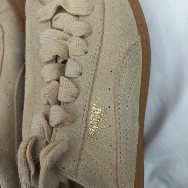 퓨마 스웨이드 플랫폼 운동화 230 베이지