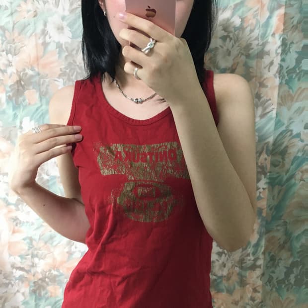 Onitsuka tiger vintage sleeveless 슬리브