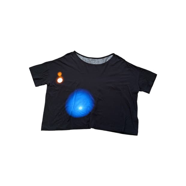 Y's Abstract Crop Tee