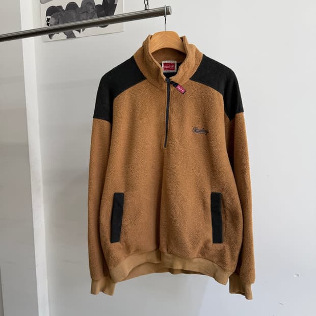 빈티지 RAWLINGS (Made in Japan) 플리스 자켓