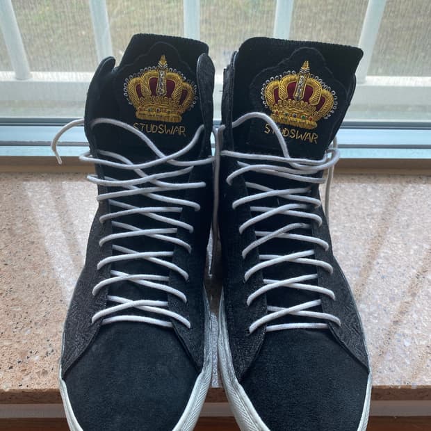 STUDSWAR 스웨이드 하이탑 스니커즈