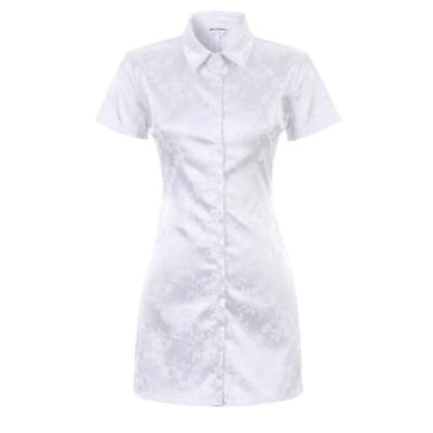 [free] wsc archive 아카이브 자카드 셔츠 원피스 치파오