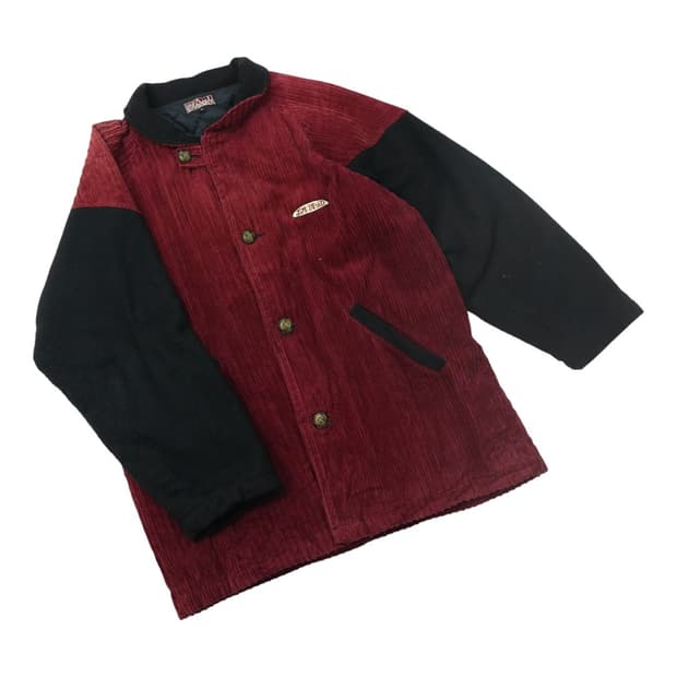 JAMI ISLAND 자미 아일랜드 빈티지 골덴 배색 퀼팅 자켓