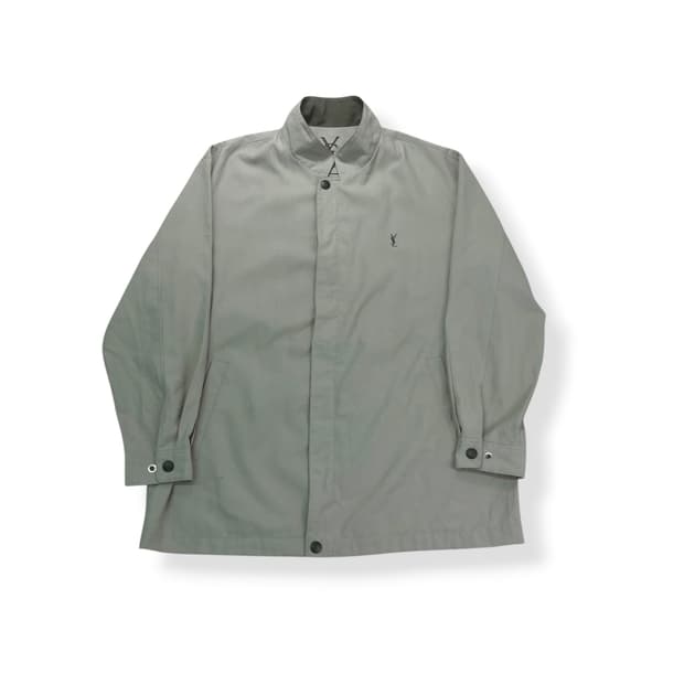 100 입생로랑 카키 올드스쿨 자켓