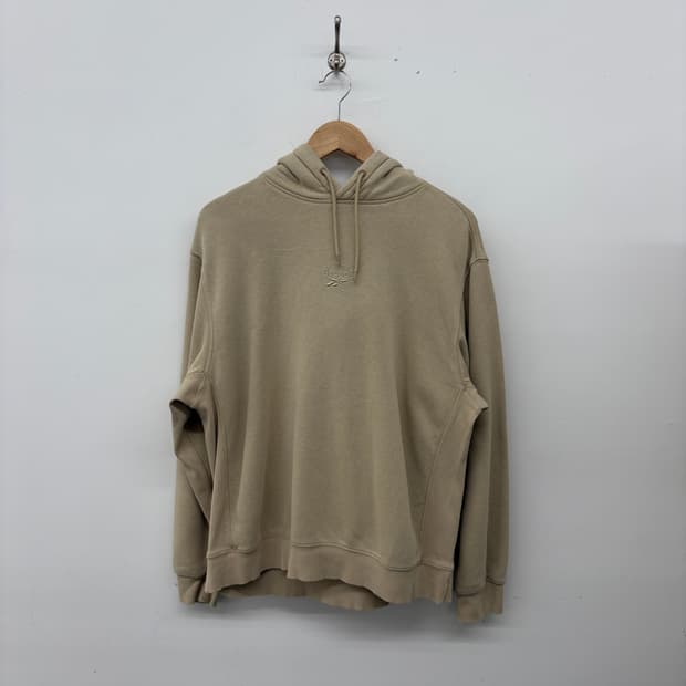 리복 베이지색 후드티 남성L