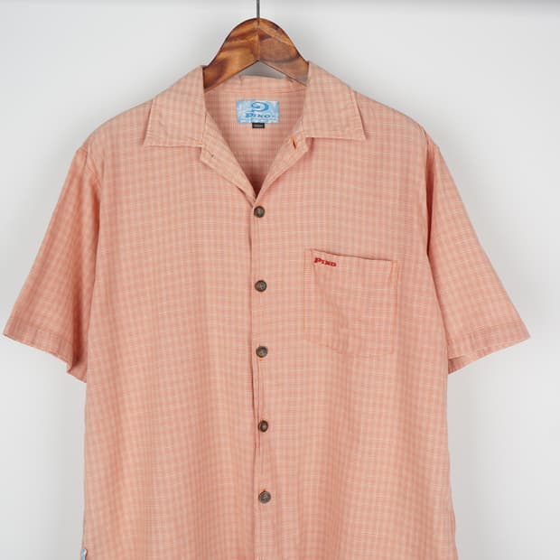  00's PIKO plaid surf shirt