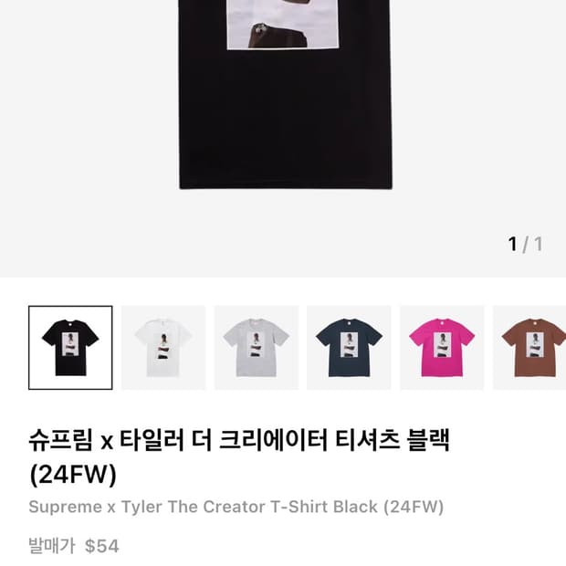 슈프림 타일러 
