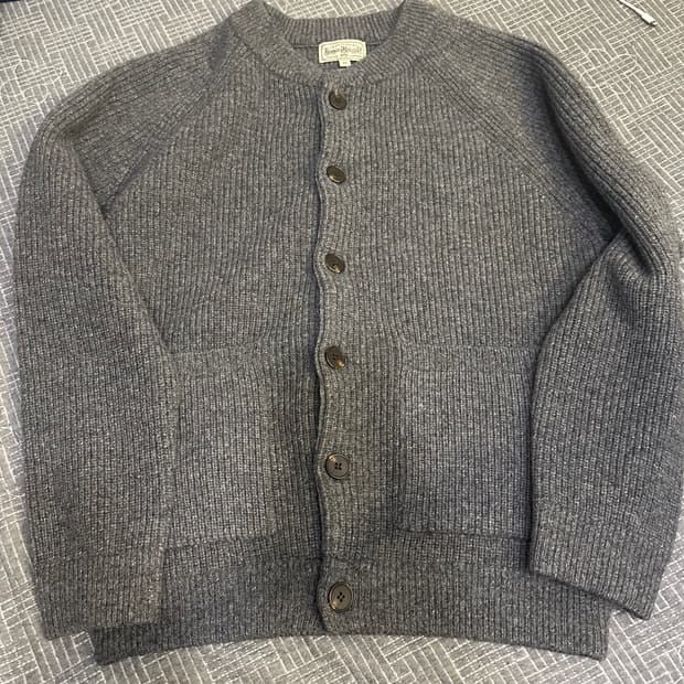 부기홀리데이 램스울 가디건 M