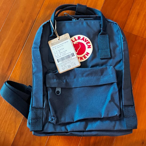 피엘라벤 칸켄 미니 백팩 네이비 새상품