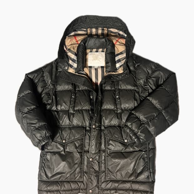 버버리 블랙 패딩 키즈