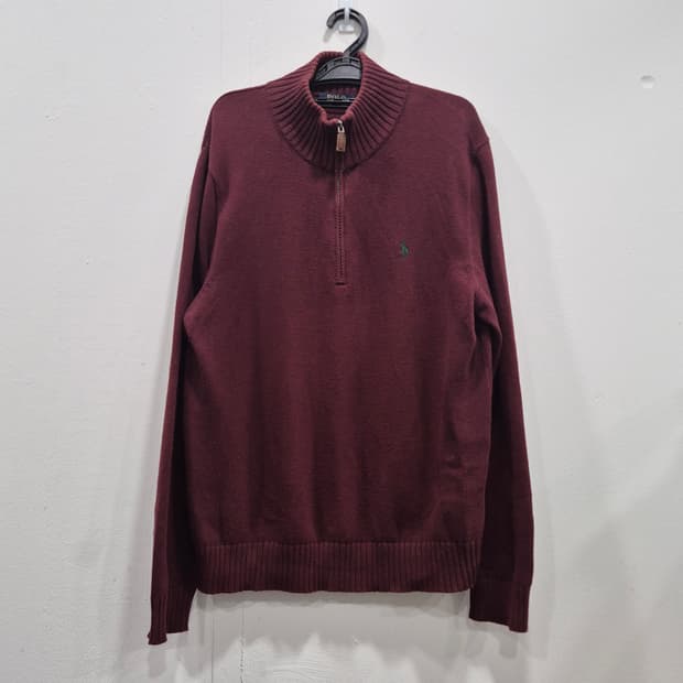 폴로랄프로렌 하프집업 코튼 니트 남성 100사이즈