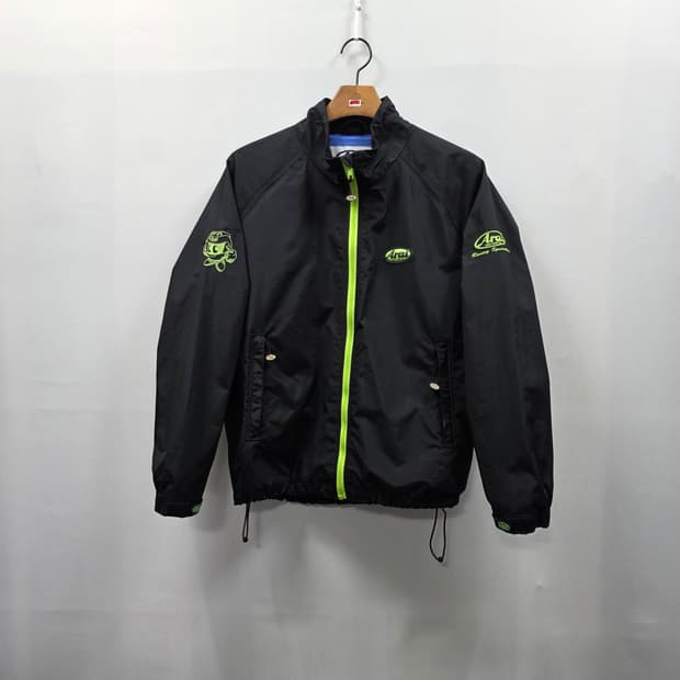 1750 아라이 Arai 레이싱 스페셜리티 바람막이 자켓 S 블랙 형광로