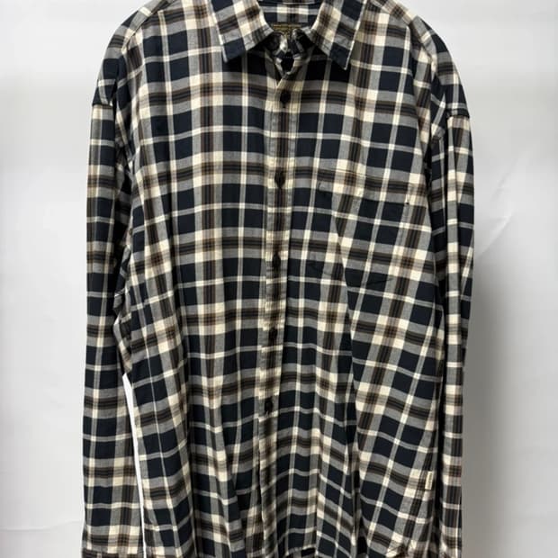 후아유 체크 셔츠 (L)