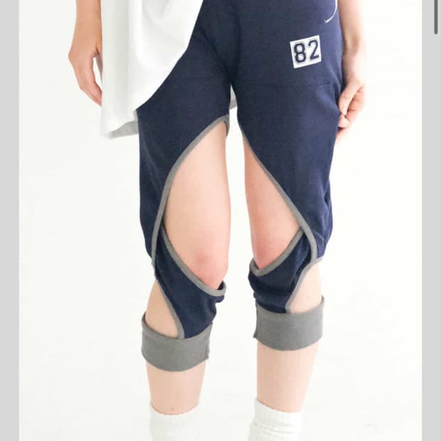 샵페어리 코튼 메쉬 크로스업 레깅스 네이비색 구해요