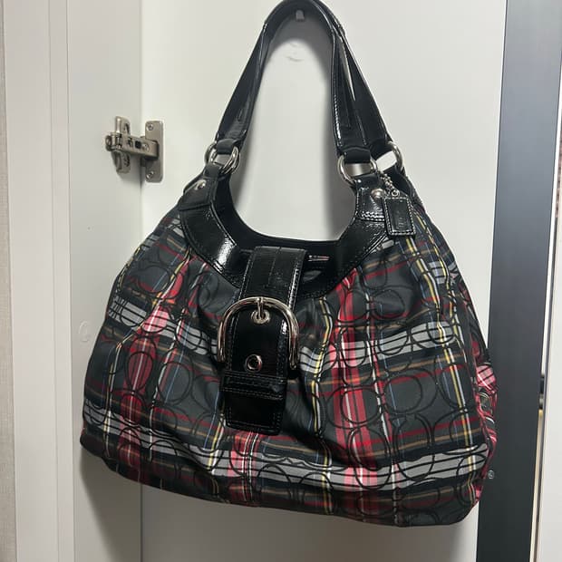 체크 패턴 코치 호보백