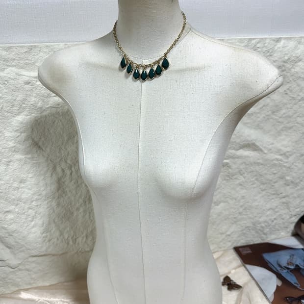 빈티지 스프링고리 중세 오리엔탈 초커 목걸이