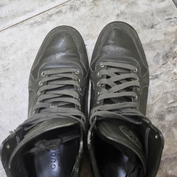 구찌 하이탑 스니커즈