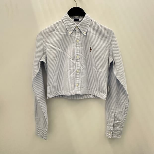 POLO 폴로 리메이크 크롭긴팔셔츠