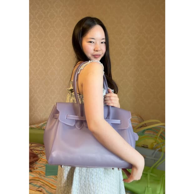 💜 당일발송 - 젤리백 젤리버킨 젤리버킨백 튼튼버전