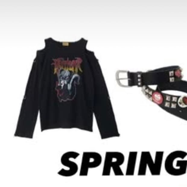 히스테릭글래머 메탈 스컹크 풀오버 블랙