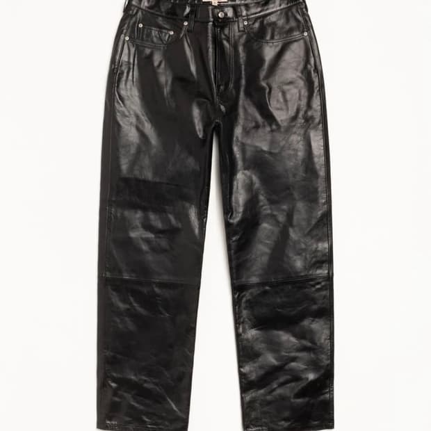 스투시 뉴 클래식 레더 팬츠 32 새상품