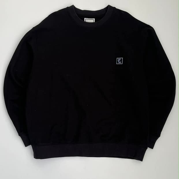 [52] 우영미 그라데이션 백로고 스웨트 셔츠 맨투맨