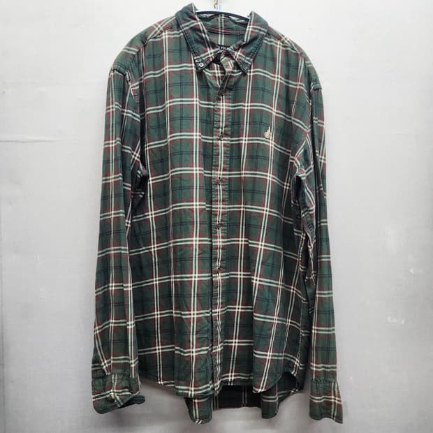 빈폴 멀티체크 로고 셔츠 XL