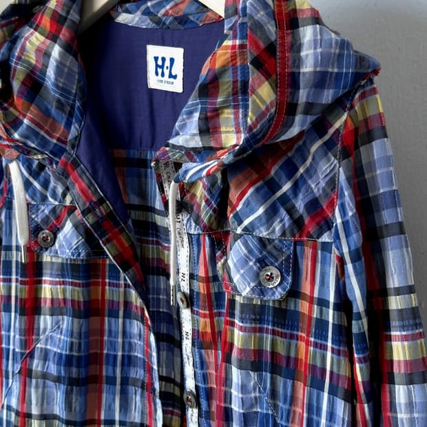 Cotton poly volume fabric design jacket