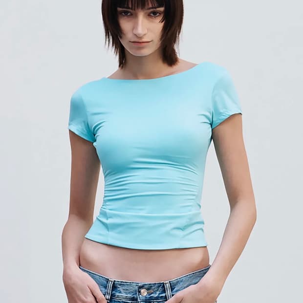 RHEA BACK SCOOP T (MINT)